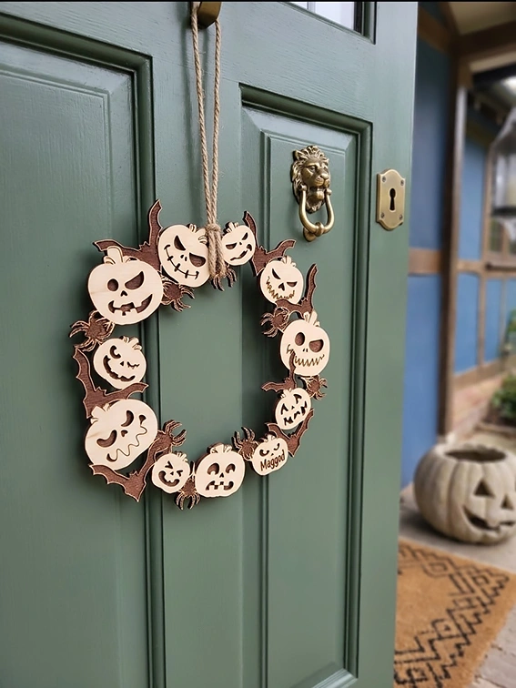 Halloweenský věnec