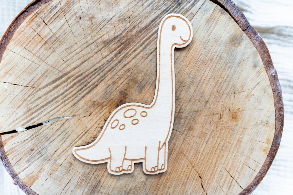 Sada dřevěných dinosaurů