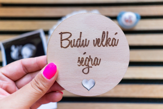 Oznamovací kartička - Budu velká ségra